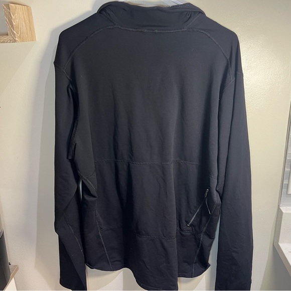 Vintage 90s Patagonia Spandex Fleece Black Half Zip Mens Sz X-LARGE Made in USA‎ - Picture 2 of 4